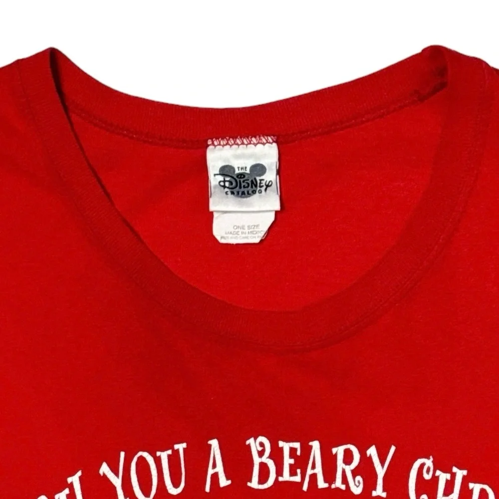 DISNEY Winnie The Pooh Holiday Sleep Shirt VINTAGE